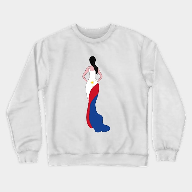 Philippines Woman Crewneck Sweatshirt by DiegoCarvalho